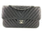 Chanel Chevron Caviar Leather Double Flap Bag (WEZX) 8621