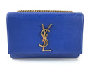 Yves Saint Laurent YSL Medium Kate Blue Leather Purse (RZX) 4696