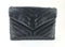 Yves Saint Laurent Calfskin Y Quilted Monogram Medium LouLou Bag In Black (CRZ) 3851