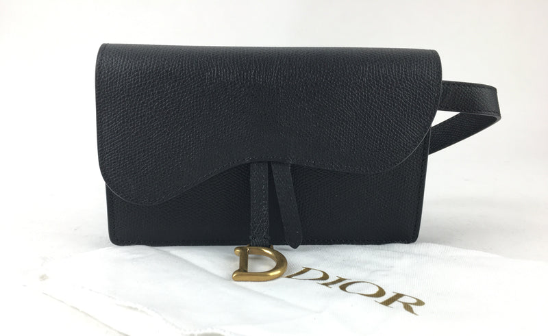 Christian Dior Saddle Belt Pouch (IZX) 8793