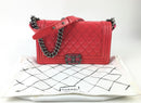 Chanel Caviar Quilted Medium Boy Bag In Hot Pink (ORZX) 11776