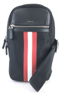 Bally Hari Men's Leather Sling Black Bag (OZX) 5760