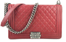 Chanel Caviar Quilted Large Boy Flap Dark Red (LCZX) 3821