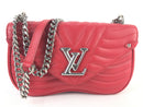 Louis Vuitton New Wave Chain Red Calfkin MM (LRCR) 8427