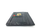 Gucci Ophidia Black Leather Card Holder (LZX) 3818