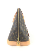 Louis Vuitton Alma GM Monogram Brown Canvas Satchel (LZXX) 5448