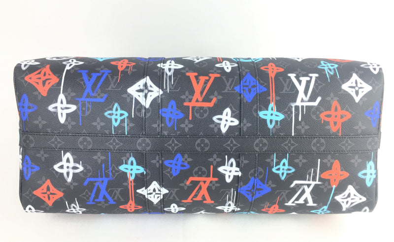 Louis Vuitton Graffiti Keepall Bandouliere 50 (OEZX) 9239