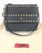 Valentino Gold Studded Black Crossbody Bag (PZX) 0221