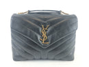 Yves Saint Laurent Loulou Small Quilted Leather Chain Black Bag (CZX) 0365