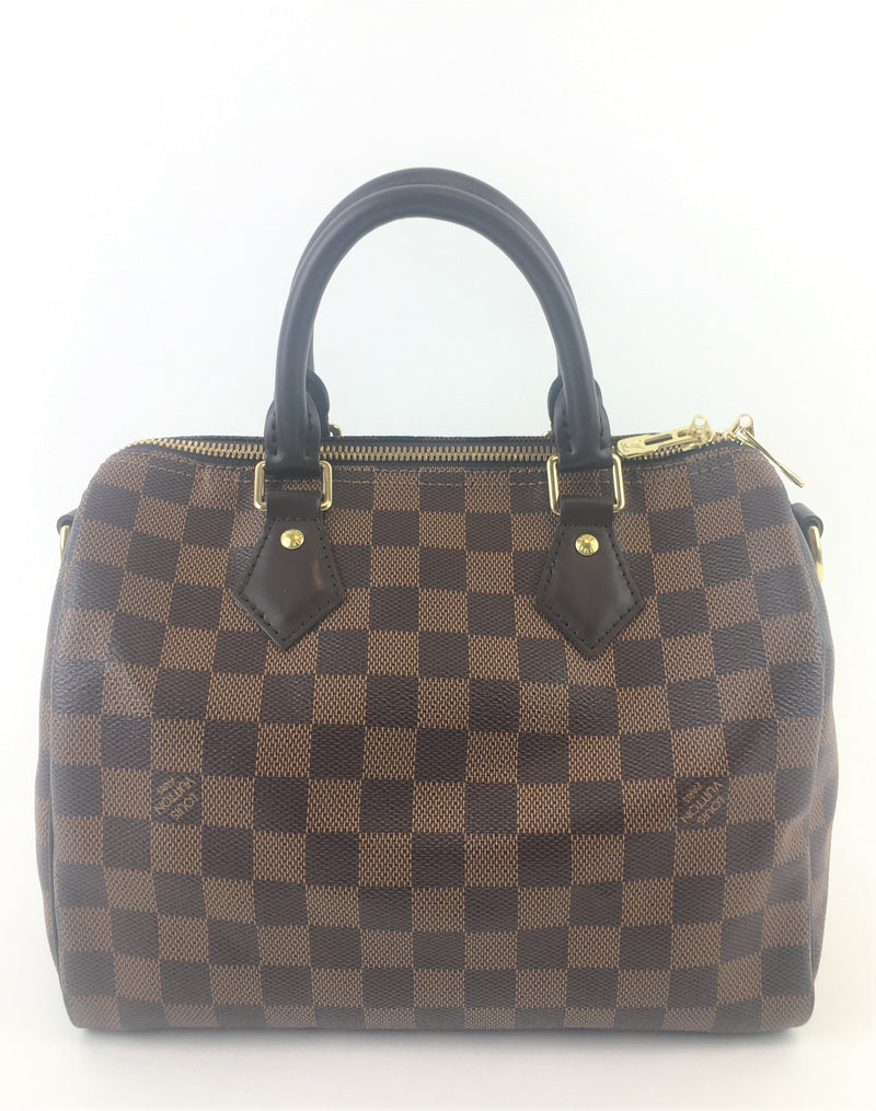 Louis Vuitton Damier Ebene Brown Satchel Bag (CRZ) 0251