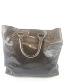 Prada Vitello Shine Brown Tote (LOZ) 9992