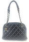 Chanel Aged Calfskin Bowling Black Bag (LOZX) 6263