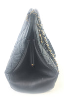 Chanel Aged Calfskin Bowling Black Bag (LOZX) 6263