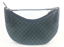 Gucci Half Moon Dark Green Canvas Hobo (LRZ) 4741