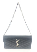 Yves Saint Laurent Grain De Poudre Black Wallet On Chain (RZX) 0265