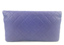 Chanel Large Purple Lambskin Fold (LZXX) 2749