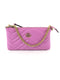 GUCCI 443129 CALFSKIN MINI GG MARMONT CHAIN BAG CANDY MOUSSE (OZX)