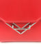 Bottega Veneta Red Calfskin "THE CLIP" Shoulder Bag (SZX) 2601