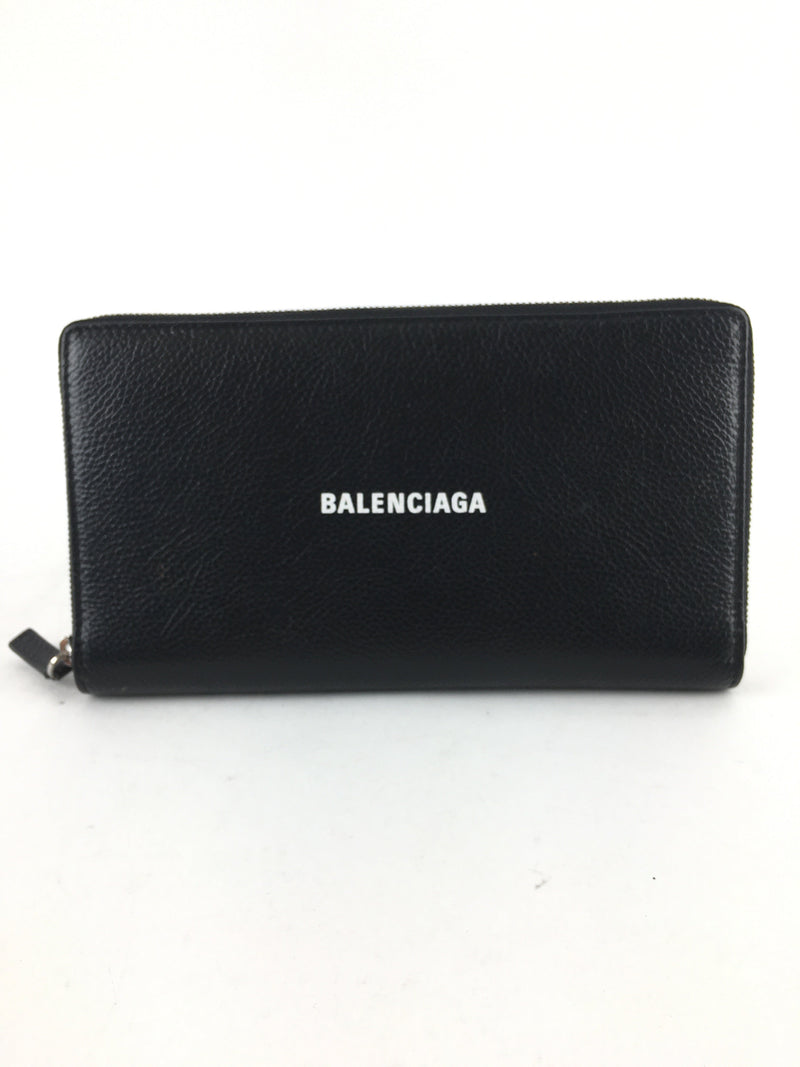 Balenciaga Cash Continental Zip Around Wallet (LRZ) 7657