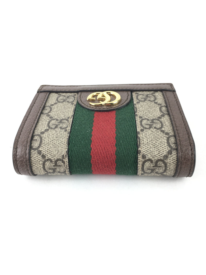 Gucci 523155 GG Supreme Ophidia Card Case Wallet (LRZ) 5101