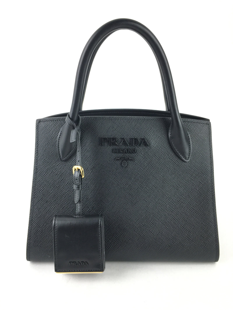 Prada Monochrome Saffiano Medium Shoulder Bag (IZX) 5506