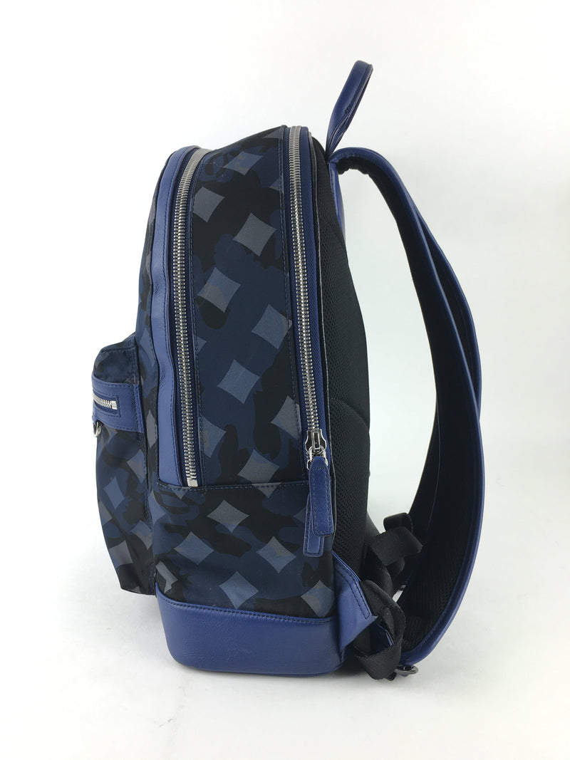 Nylon Camo Dieter Small Backpack Estate Blue (LXX) 4528