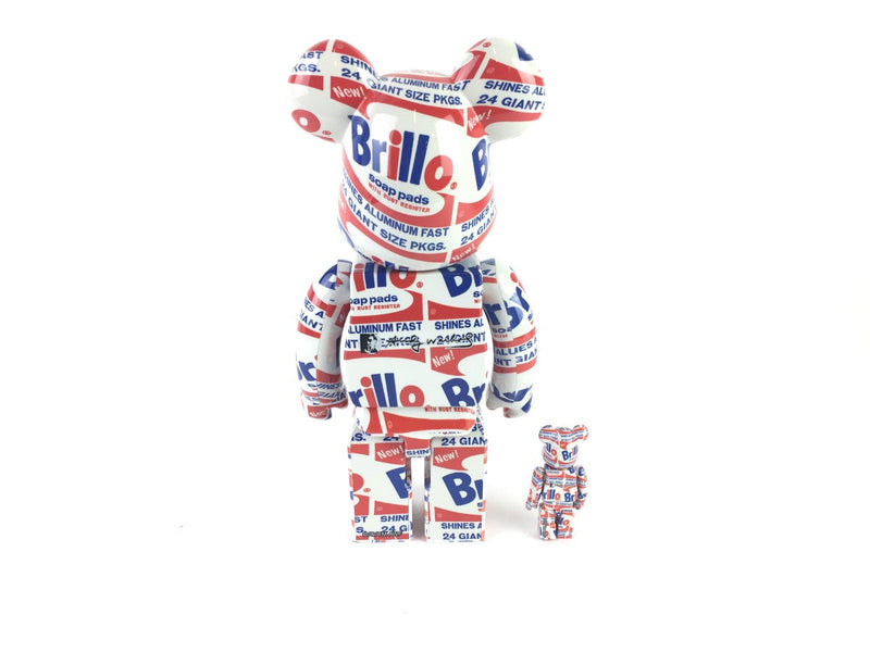 BEARBRICK ANDY WARHOL "BRILLO"