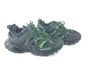 BALENCIAGA TRACK LACE-UP SNEAKERS BLACK AND GREEN