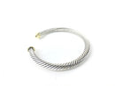 David Yurman Cable Bracelet 925/14kt Silver 26.59g