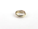 Cartier Tinity Wedding Band 18K Tri-color Gold 7.4g