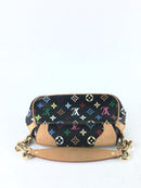 LOUIS VUITTON MONOGRAM MULTICOLOR MARILYN SHOULDER BAG BLACK