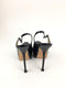 YVES SAINT LAURENT TRIBTOO PLATFORM SLINGBACK PATENT PUMPS SZ 40