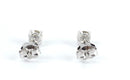 Diamond Earrings 2 Diamonds .62 Carat T.W. 14K White Gold 0.77g