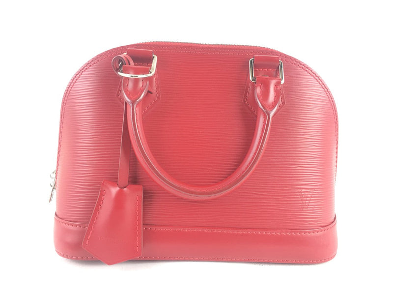 LOUIS VUITTON EPI ALMA BB CROSSBODY RED