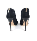 JIMMY CHOO SUEDE ULTRA PEEP TOE BOOTIES