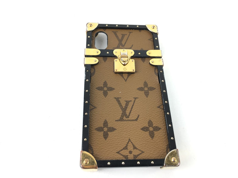 LOUIS VUITTON MONOGRAM EYE TRUNK IPHONE X CASE W/STRAP