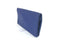 L.K. BENNETT LEATHER FOLDING CLUTCH IN BLUE