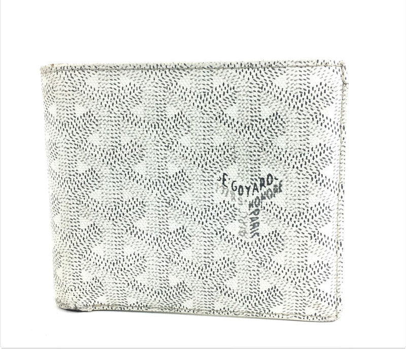 GOYARD FLORENTIN WHITE BIFOLD WALLET