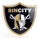 SIN CITY Sign RAIDER/GOLDEN KNIGHT PLEXI SIGN