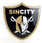 SIN CITY Sign RAIDER/GOLDEN KNIGHT PLEXI SIGN