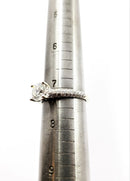 1.06cntr Diamond Engag Ring 63 Diamonds 1.68 Carat T.W. 14K White Gold 3.87g