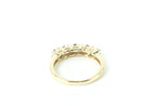 Lady's Diamond Fashion Ring 5 Diamonds 1.00 Carat T.W. 14K Yellow Gold 2.35g