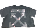 OFF WHITE VIRGIL ABLOH CARAVAGGIO ARROWS T-SHIRT BLACK SIZE M