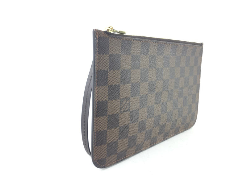 LOUIS VUITTON DAMIER EBENE NEVERFULL MM GM POUCH