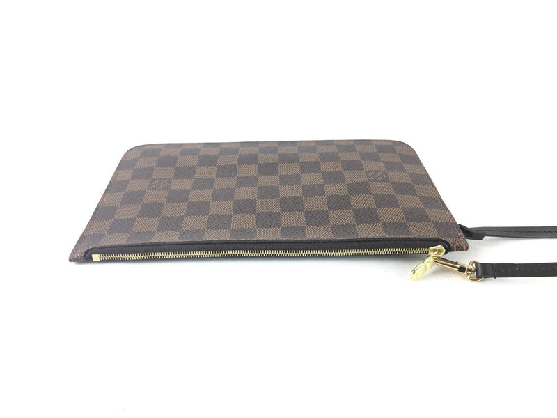 LOUIS VUITTON DAMIER EBENE NEVERFULL MM GM POUCH