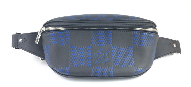 LOUIS VUITTON CAMPUS DAMIER INFINI BLUE BUMBAG