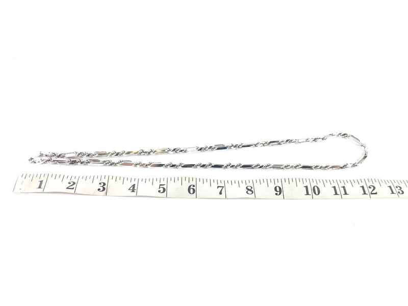 Silver Figaro Chain 925 Silver 64.2g