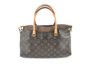 LOUIS VUITTON MONOGRAM CANVAS PALLAS BAG BROWN