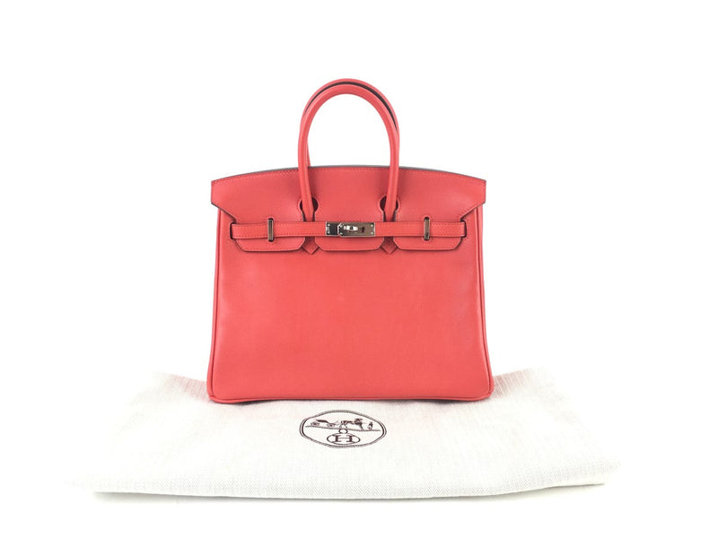 HERMÈS 25CM BIRKIN ROUGE TOMATE