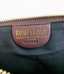 FAURE LE PAGE BURGUNDY CLUTCH